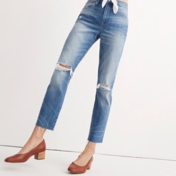 Madewell High Rise Slim Boy - Picture 2 of 5